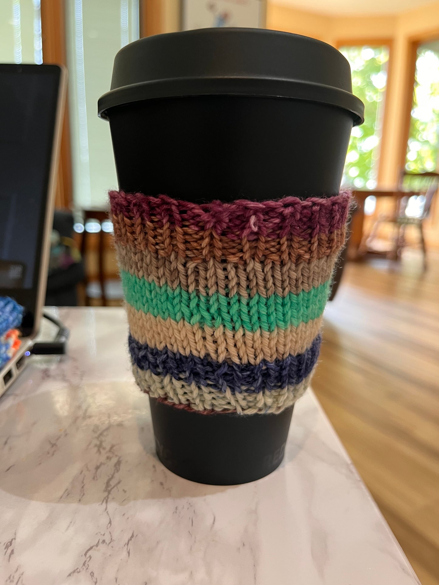 Miscellaneous Stripped Coffee Cozies