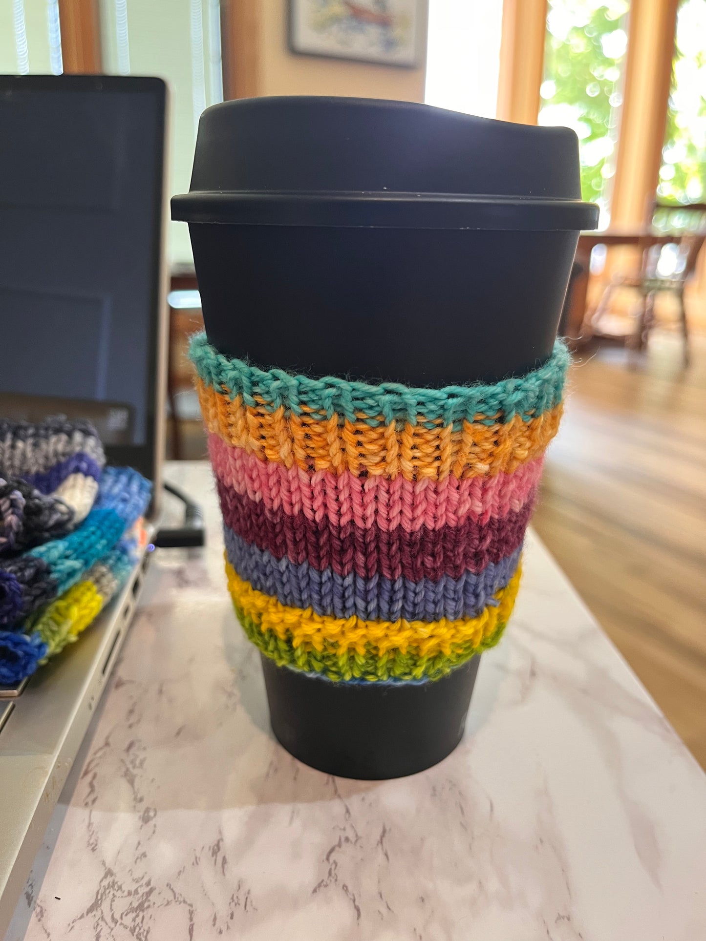 Miscellaneous Stripped Coffee Cozies