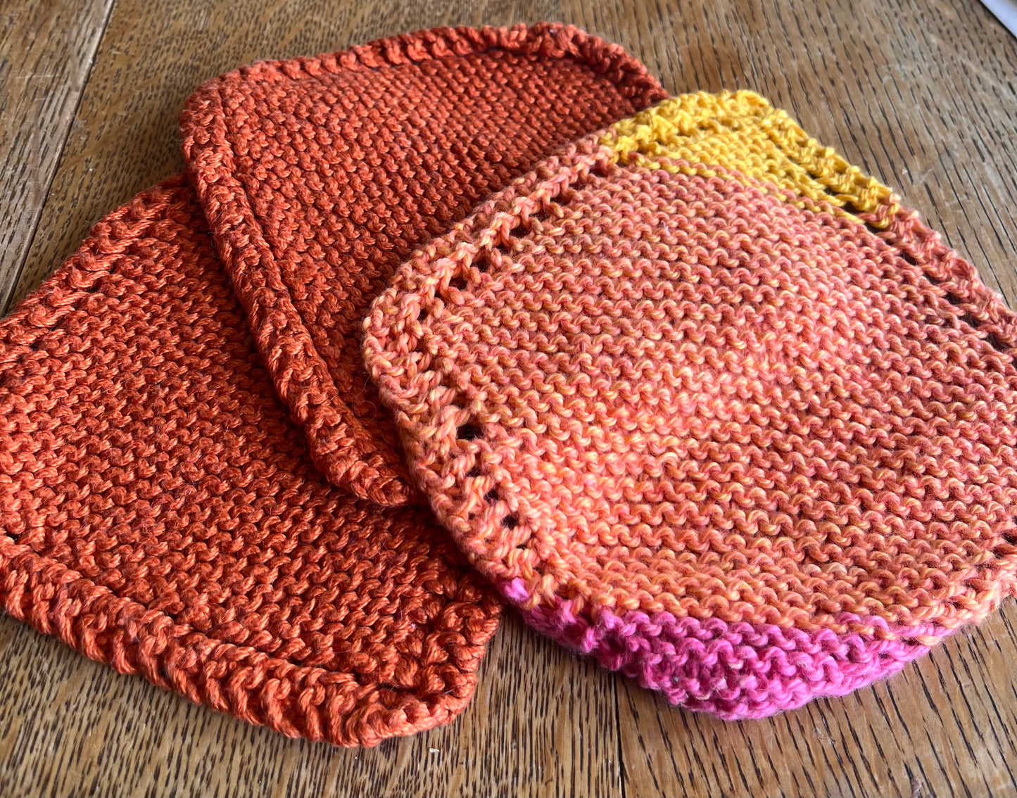 Orange Dish Cloths
