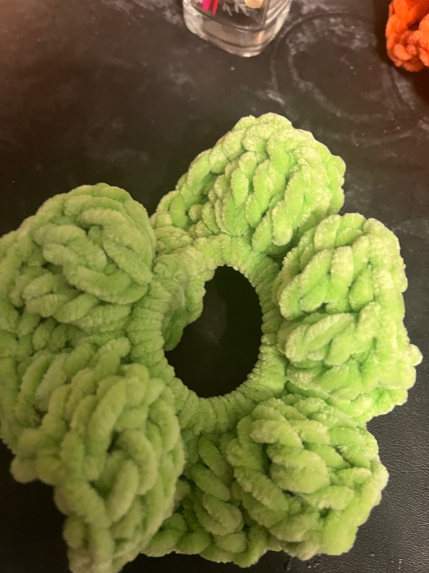 Lime Green Scrunchies