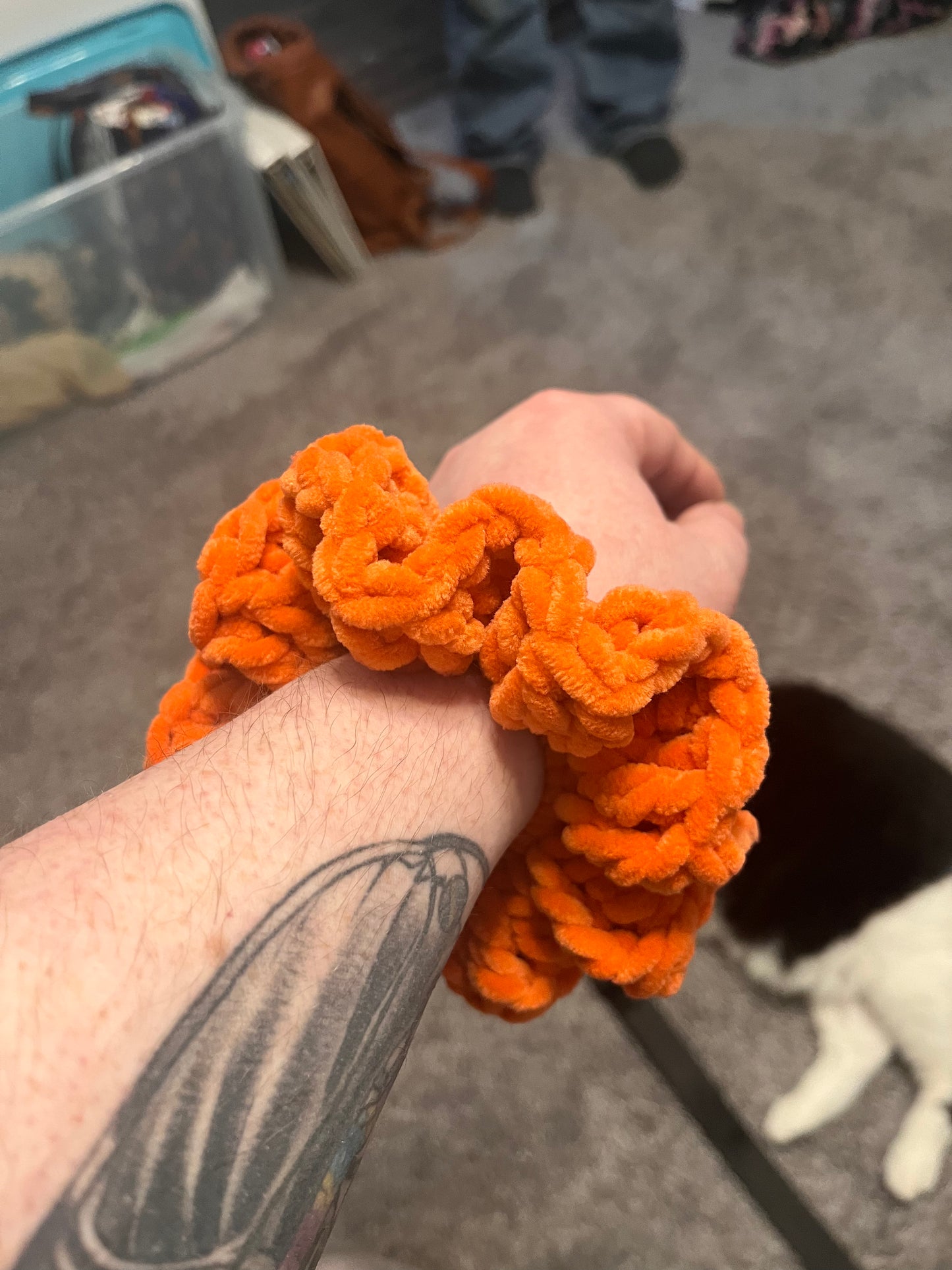 Orange Scrunchies